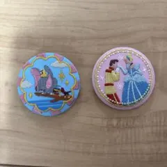 ディズニー刺繍バッジ2個セット