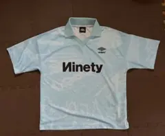 9090 umbro コラボ ゲームシャツ ライトブルー