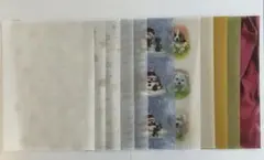 パーチメントクラフト　ベラムペーパー　クリスマス　14枚セット