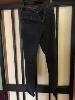 アメリカンイーグル　スキニーデニムパンツ　ストレッチブラック
