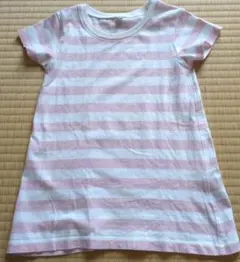 無印　ボーダーTシャツ100のサムネイル