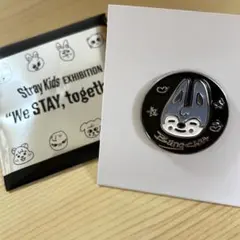 Stray Kids展覧会ピンバッチ　ウルフチャン