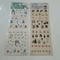 となりのトトロ　千と千尋の神隠し　スケジュールシール　ジブリ