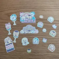 ちいかわ　DINER フレークシール1種類ずつおすそ分け