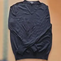 UNIQLO Vネックセーター M ブラック