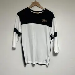 VANSON バンソン フットボールT ナンバーリング M 黒白のサムネイル