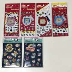 たまごっち キラキラシール2 デニムファブリックステッカー6枚セット