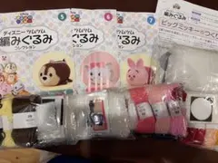 ディズニー ツムツム 編みぐるみ 4点セット