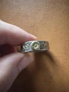 ARIZONA FREEDOM SILVER925 太陽神 k18 唐草模様