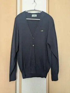 Crocodile ダークネイビー Vネックカーディガン LLのサムネイル