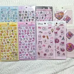 正規品　サンリオ　ボンボンドロップシール文字　エポキシラメ　ビッグウォーター