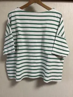 フリークスストア ボートネックバスクボーダー半袖Tシャツのサムネイル
