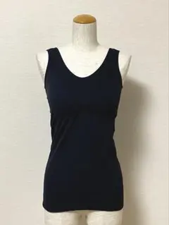 福助 パッド付き ブラトップ インナー タンクトップ レディース 大きいサイズのサムネイル