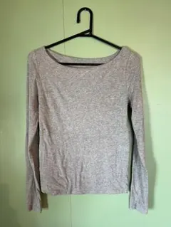 coca コカ／タグ付き新品 とろみリブワイドネックトップス【Mサイズ】