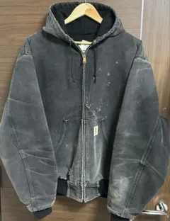 Carhartt アクティブジャケット 鬼フェード ブラック XL