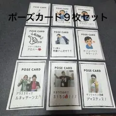 ポーズカード９枚セット