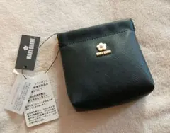 【新品未使用】MARY QUANT サフィアーノパール バネクチポーチ