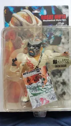 HAO プロレスフィギュア　グレートムタ（武藤敬司）直筆サインカード入り 新日本プロレス グレートムタ 直筆サインカード BANDAI
