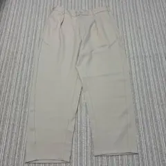 【GU】カーブタックパンツ　メンズ　L