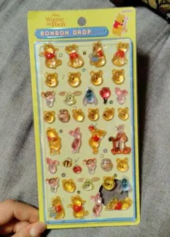 [正規品]　ディズニー　ボンボンドロップシール　くまのプーさん　 02　第一弾