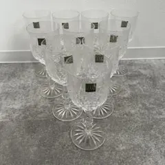 HOYA CRYSTAL カットクリスタル グラス 10個セット 昭和レトロ