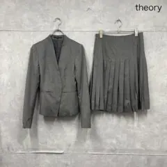 theory プリーツ スカート スーツ セットアップ　日本製 N2681のサムネイル