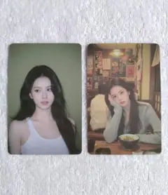 BLACKPINK ジス JISOO トレカ 韓国限定 2枚セット No.628