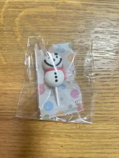 【値下げ】ロイズ雪だるまカプセルトイ ストラップ付き