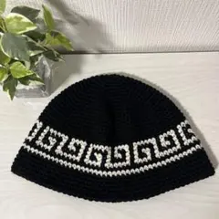 ☆277クラシックハット☆クラッシャーハット☆バケットハット☆手編みニット帽