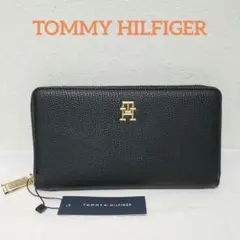 【新品未使用】TOMMY HILFIGER ラウンドファスナー 長財布 THロゴのサムネイル