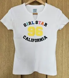 半袖tシャツ カットソー Tシャツ ホワイト 白 Lのサムネイル