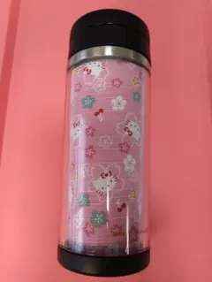 ♡ピンク♡和柄ハローキティ タンブラー
