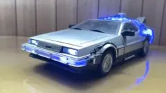 【動作確認済】デロリアン タイムマシン 1/15 発光ギミック付き 2026年最新】1/15 デロリアンの人気アイテム - メルカリ