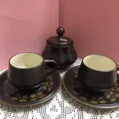 ノリタケ　フォルクストーン　カップ&ソーサー　シュガーポット　ビンテージ