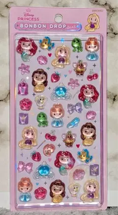 【正規品】ボンボンドロップシール Disney PRINCESS プリンセス