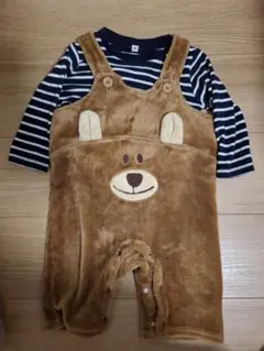 ベビー用　重ね着　ロンパース風　80サイズ