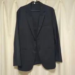 ユニクロ　UNIQLO　感動ジャケット　ネイビー　メンズ　M