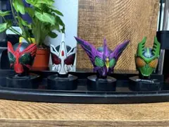 仮面ライダー マスコレ マスクコレクション オーズ 4体セット 発光台座仕様