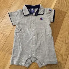 Champion ベビー ロンパース 70cm グレー ポロシャツ風のサムネイル
