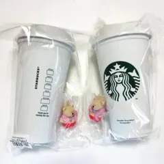 2個 スターバックス リユーザブルカップ473ml ベアリスタへび
