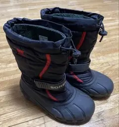 a*3様 SOREL ソレル スノーブーツ 黒/赤21cm