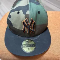 New Era 59FIFTY 迷彩キャップ 71/8 ニューヨークヤンキース