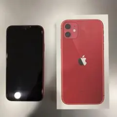Apple iPhone 11 (PRODUCT(RED)) 128GB 箱付き