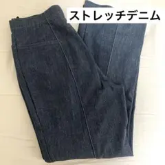 ストレッチデニム　Lサイズ インディゴブルー