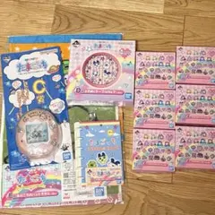 たまごっち 一番くじ　C賞 ミラー　タオル　ラバーチャーム