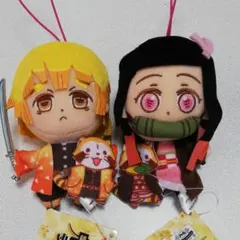 鬼滅の刃×ラスカルコラボマスコット　我妻善逸　竈門禰豆子　ねずこ　マスコット