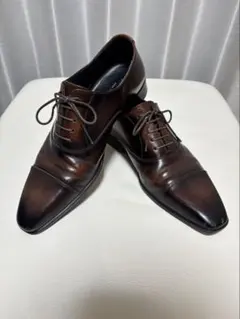 Queen Classico ダークブラウン レザー 茶　革靴 サイズ:40のサムネイル