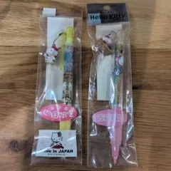 ご限定当地ハローキティ ボールペン シャープペン 2点 日本製