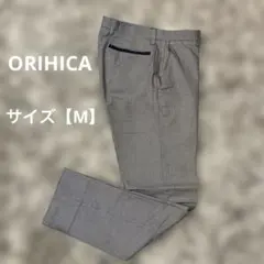 ORIHICA【M】チェック柄スリムフィットスラックス※ゴルフ着用も可のサムネイル