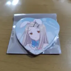 学マス　GIGO　篠澤 広　Lady Rabbit　ハート缶バッジ